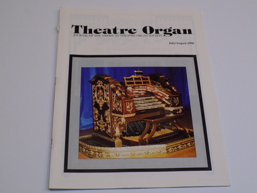 Theatre organ society magazine - theatre,