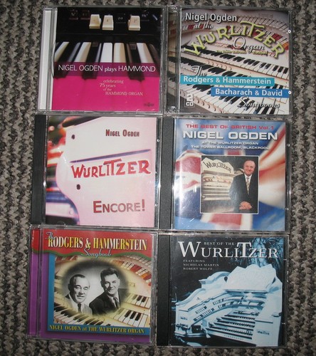 Wurlitzer organ job lot - cd's,